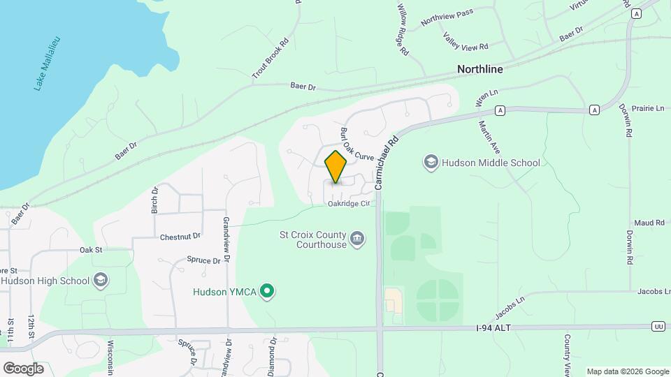 2340 Oakridge Cir Map and Location Details