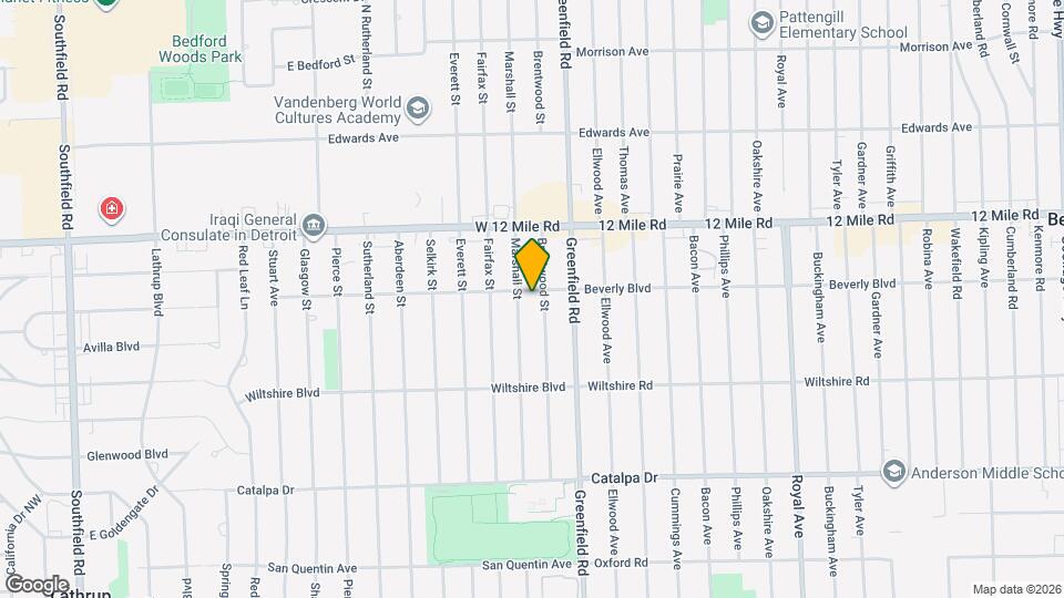 28581 Brentwood St Map and Location Details