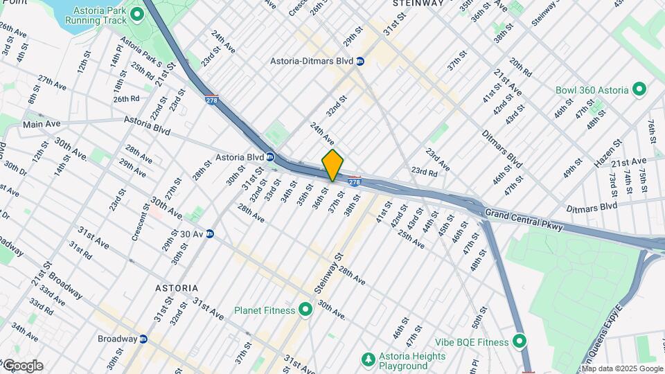 3604 Astoria Blvd Map and Location Details