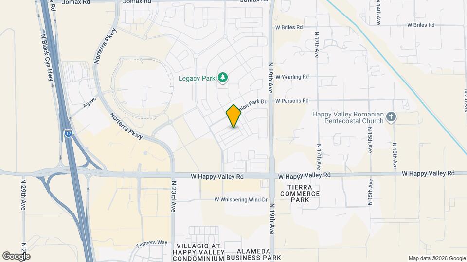 2026 W Desert Hollow Dr Map and Location Details