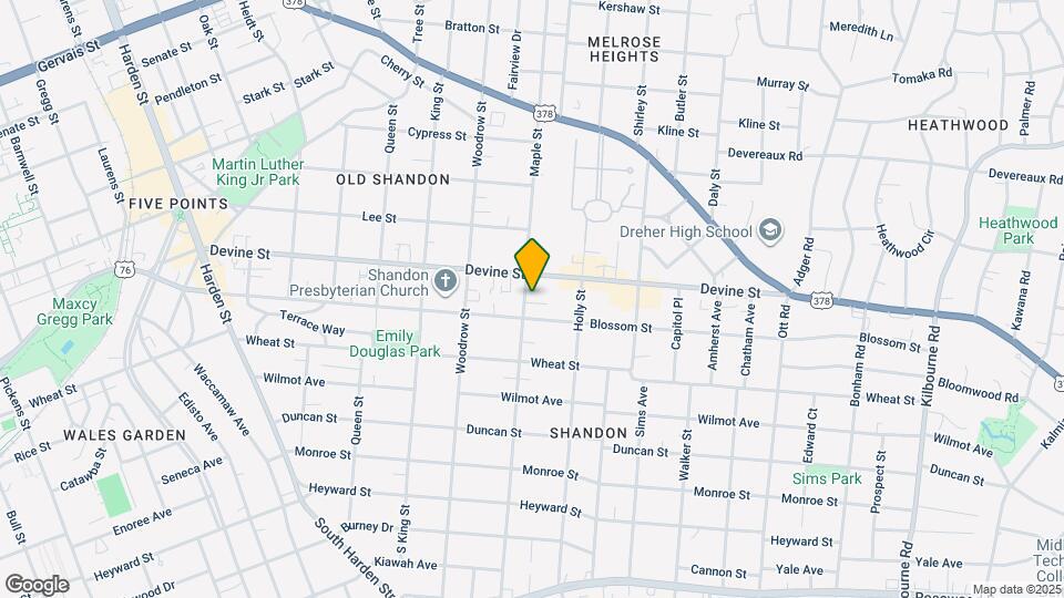 2801 Shandon Pl Map and Location Details