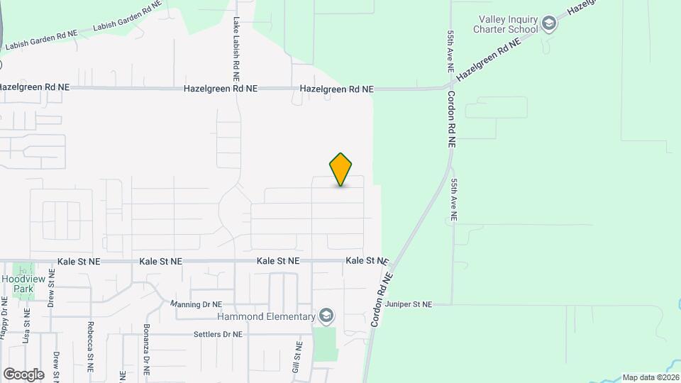 5150 Constellation Ave NE Map and Location Details