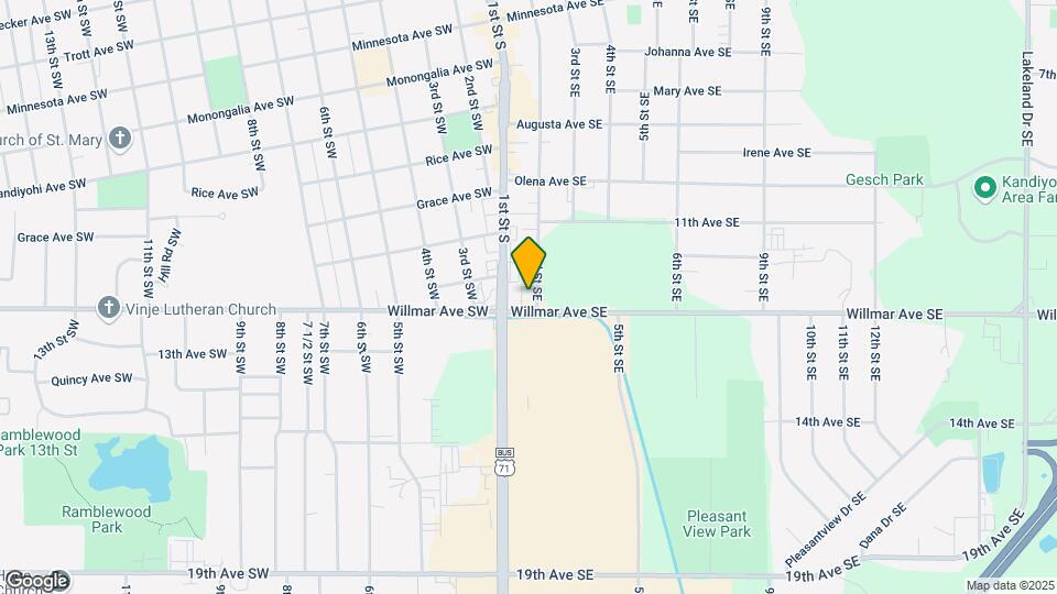 1124 2nd St SE Map and Location Details