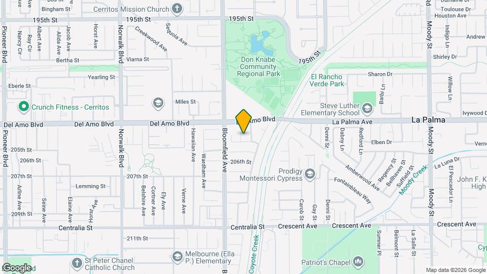 20334 Callaway Ave Map and Location Details