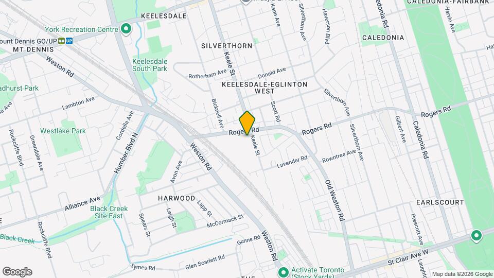 1600 Keele St, Unit 819 Map and Location Details