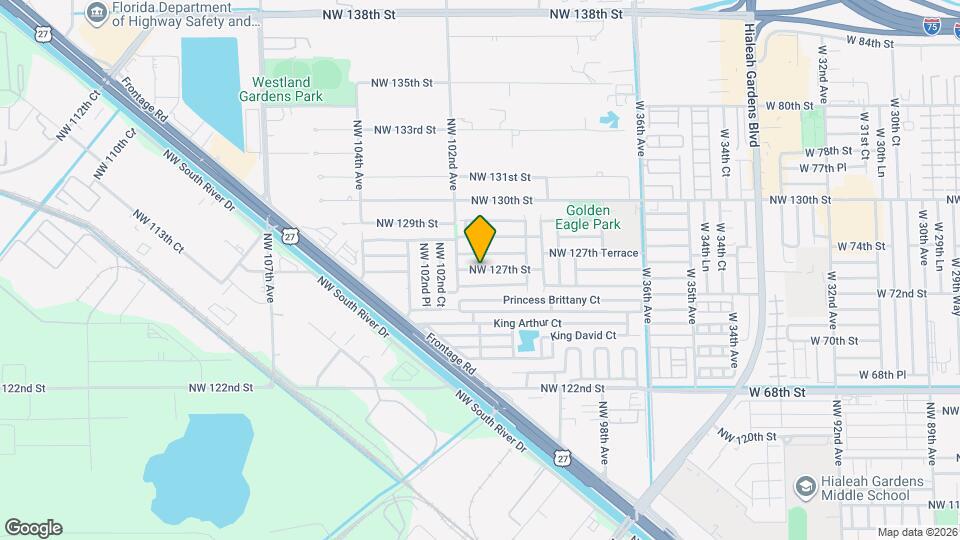 10124 NW 127th St Map and Location Details