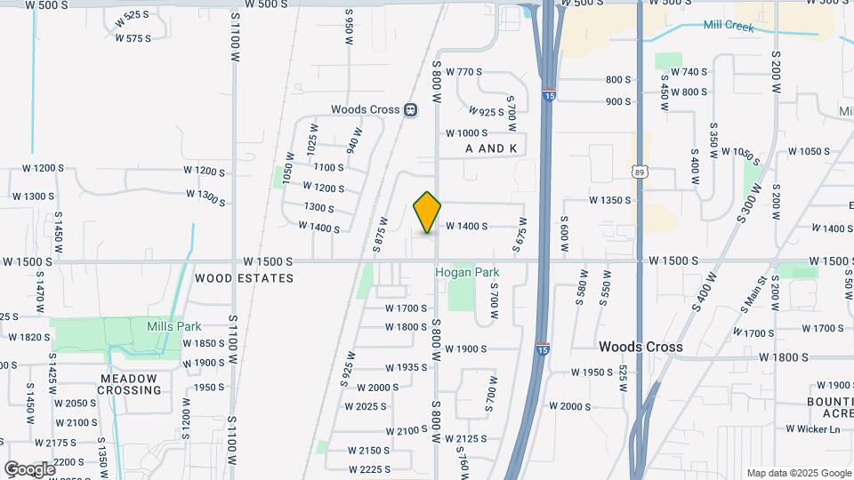 1414 S 800 W Map and Location Details