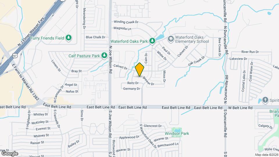 1111 Brewer Dr Mapa y Detalles de la Ubicación