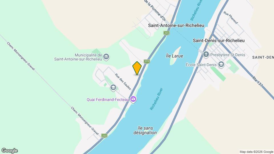 1094 Du Rivage Ch Map and Location Details