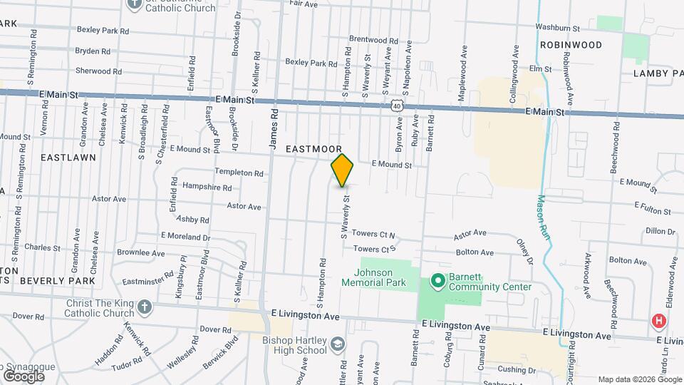 939 S Waverly St Map and Location Details