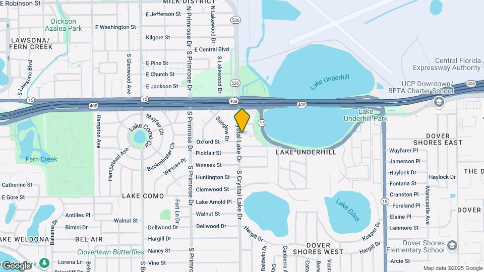 525 S Crystal Lake Dr Map and Location Details