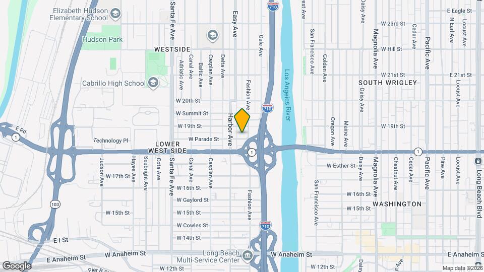 1325 W Parade St Map and Location Details