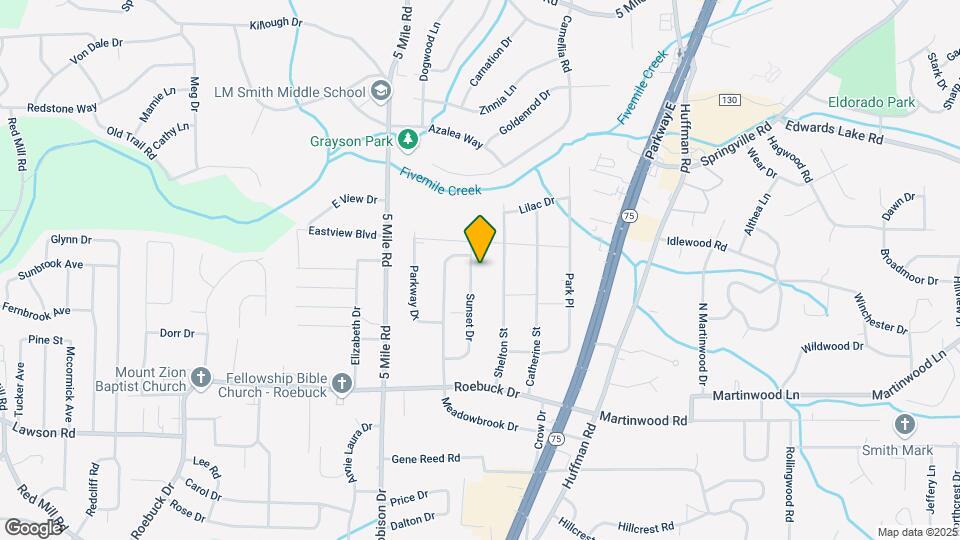 937 Sunset Dr Map and Location Details