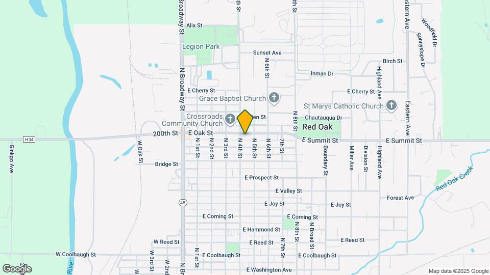 400 E Coolbaugh St Map and Location Details
