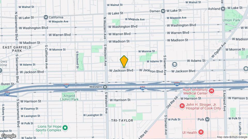 2246 W Jackson Blvd Map and Location Details