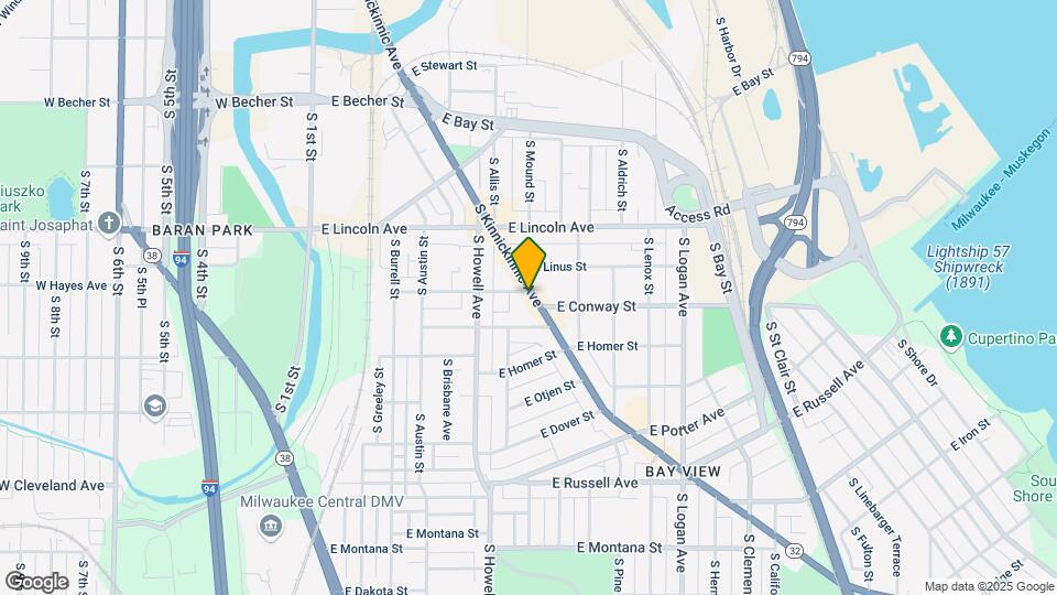2403 S Kinnickinnic Ave Map and Location Details