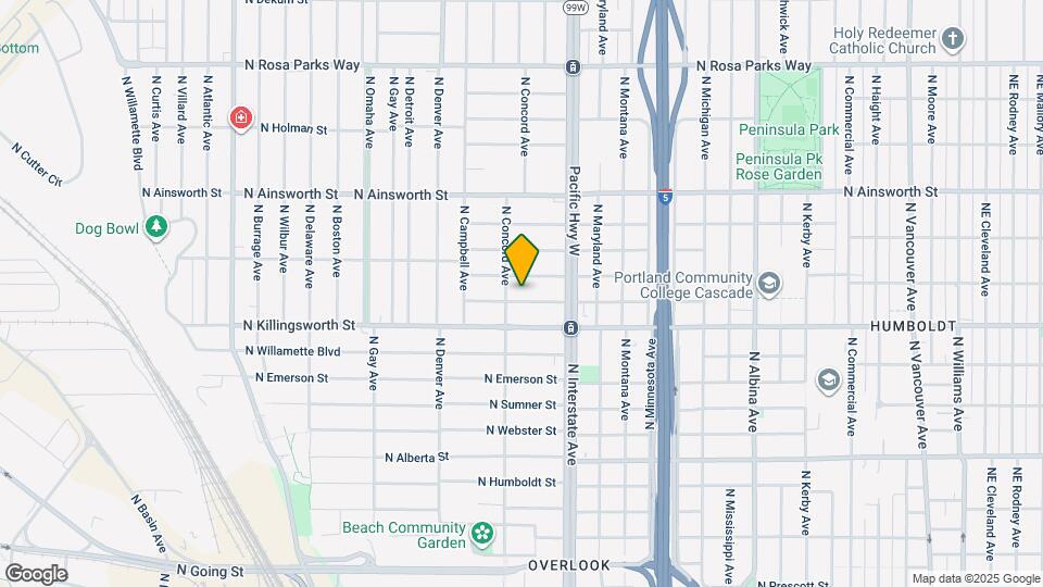 1635 N Church St Map and Location Details
