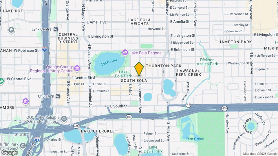 14 S Summerlin Ave Map and Location Details