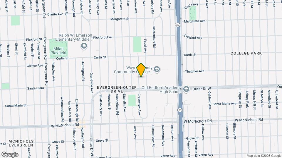 17564 Greenview Ave Map and Location Details