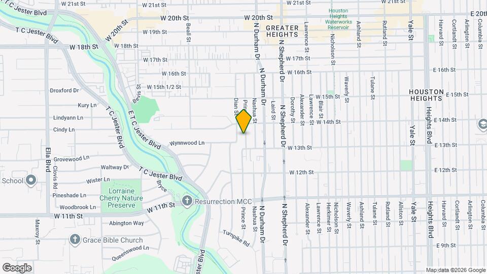 1327 Prince St Map and Location Details