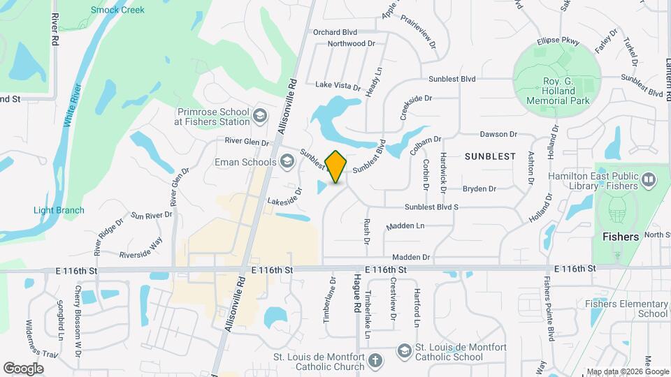 Gorgeous Fishers Home in a Sought-After Community Mapa y Detalles de la Ubicación