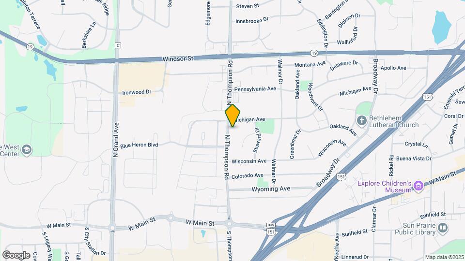 225-229 N Thompson Rd Map and Location Details