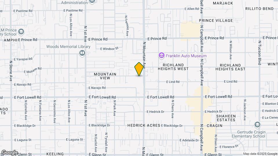1260-1266 E Halcyon Rd Mapa y Detalles de la Ubicación