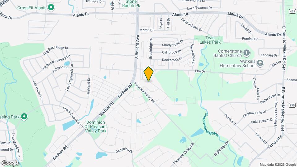 2010 Ranchwood Drive Map and Location Details