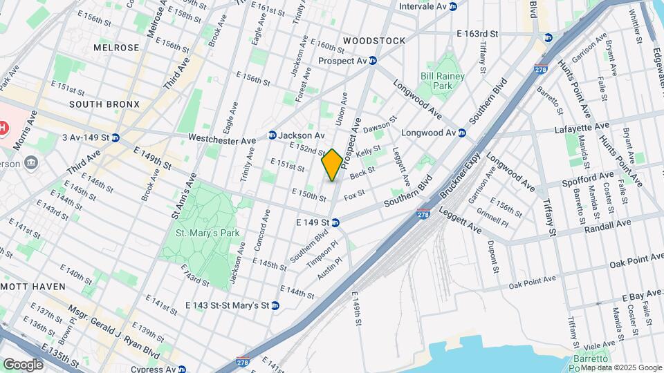 597 Prospect Ave Map and Location Details