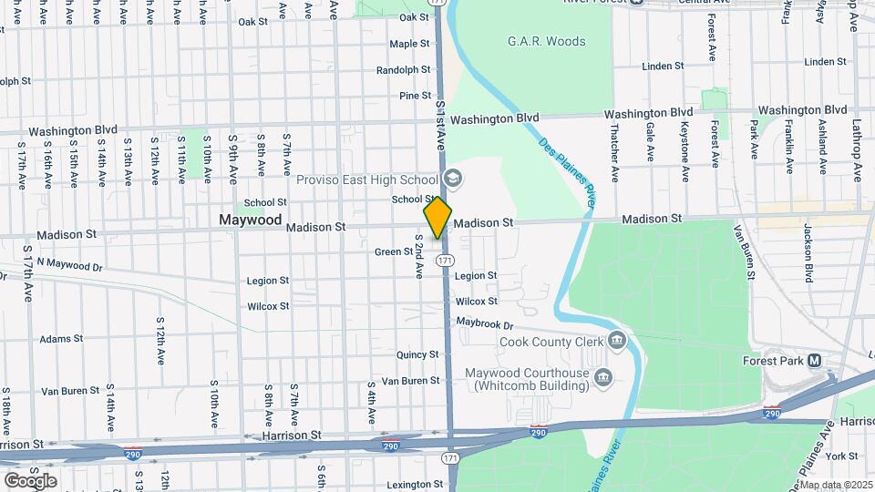 1014 S 1st Ave Map and Location Details