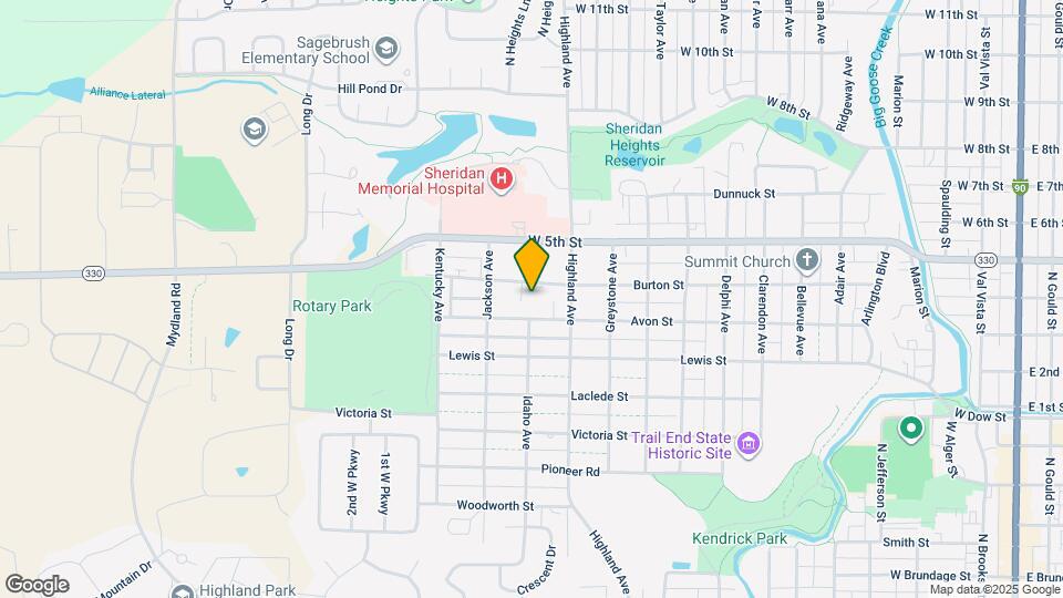 1300 Burton St Map and Location Details