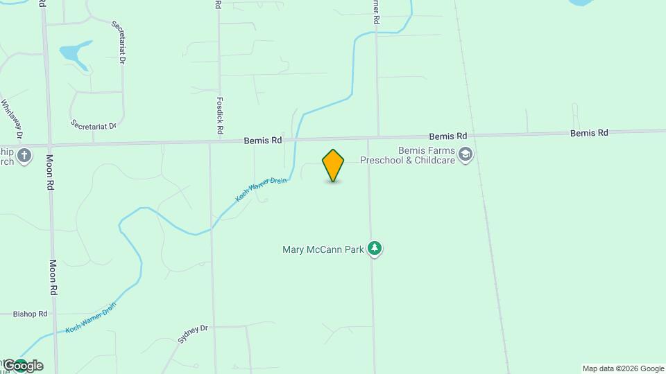 8106 Warner Rd Map and Location Details