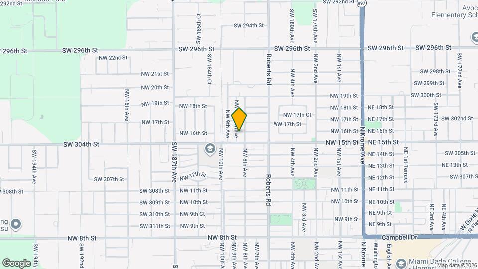 1561 NW 8th Terrace Mapa y Detalles de la Ubicación
