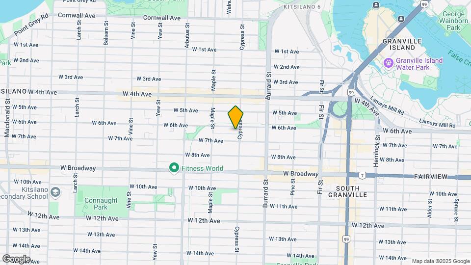 1910 W 6th Ave Map and Location Details