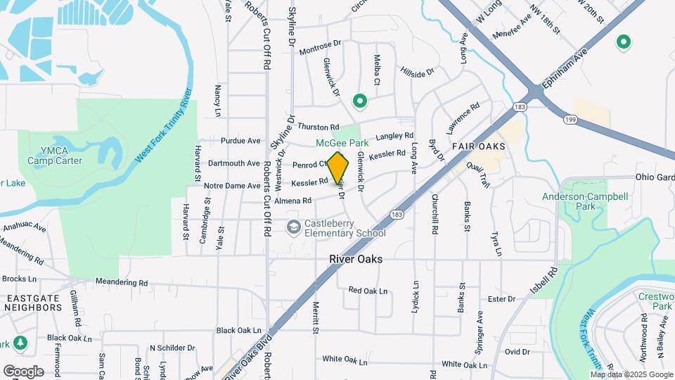 1301 Greenbrier Dr Map and Location Details