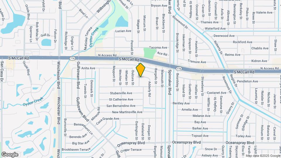 6498 Amory St Map and Location Details