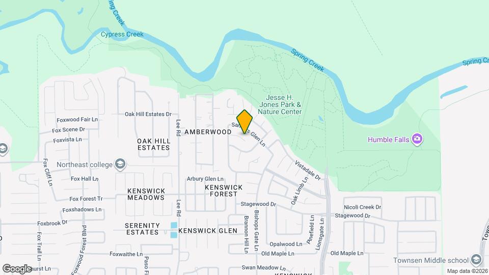 8134 Sanders Forest Ct Map and Location Details