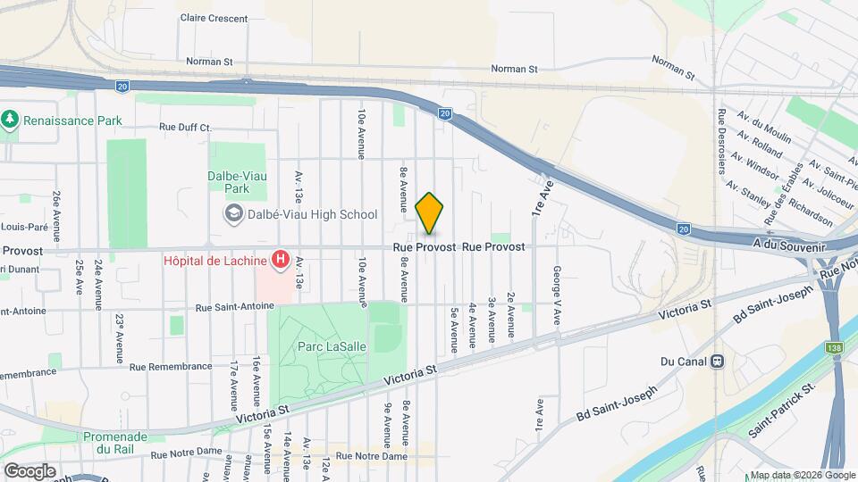 610 Provost Rue Map and Location Details