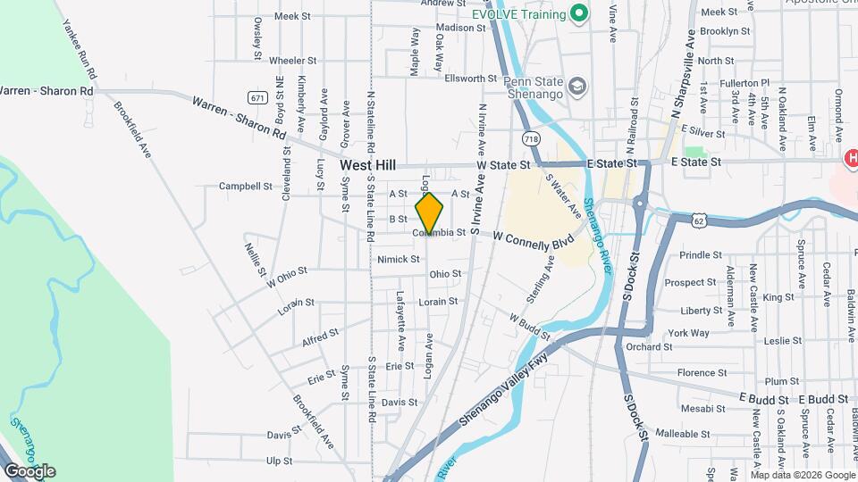 185 Logan Ave Map and Location Details