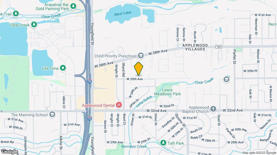 12155 W 35th Ave Map and Location Details