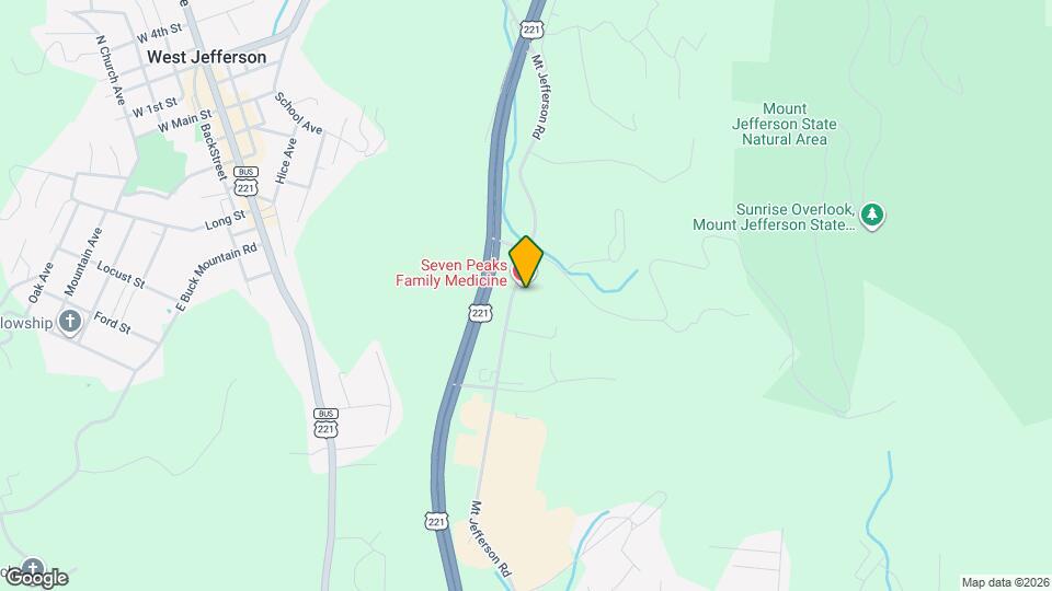 1129 Mt Jefferson Rd Mapa y Detalles de la Ubicación