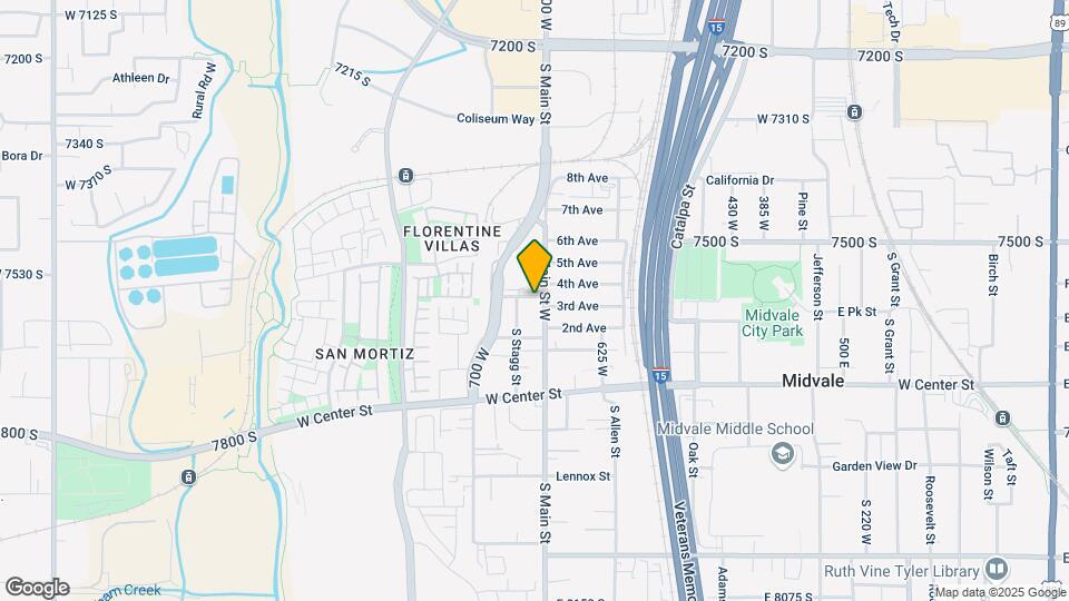 7592 S Main St Map and Location Details