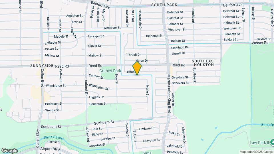 5313 Carmen St Map and Location Details