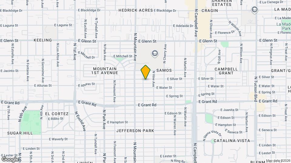 1404 E Silver St Map and Location Details