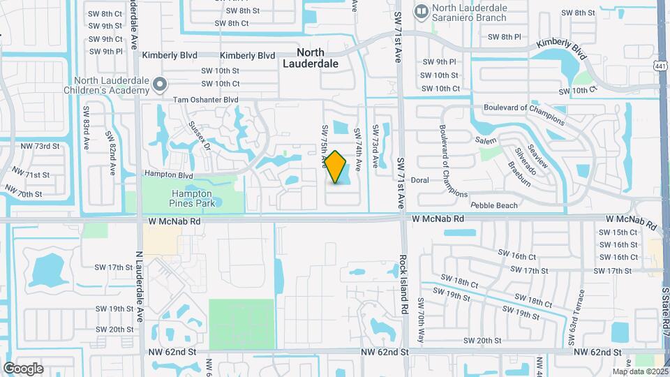 7429 SW 14th Ct Map and Location Details