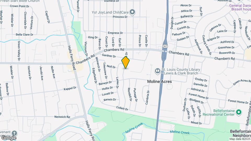 9930 Duke Dr Map and Location Details