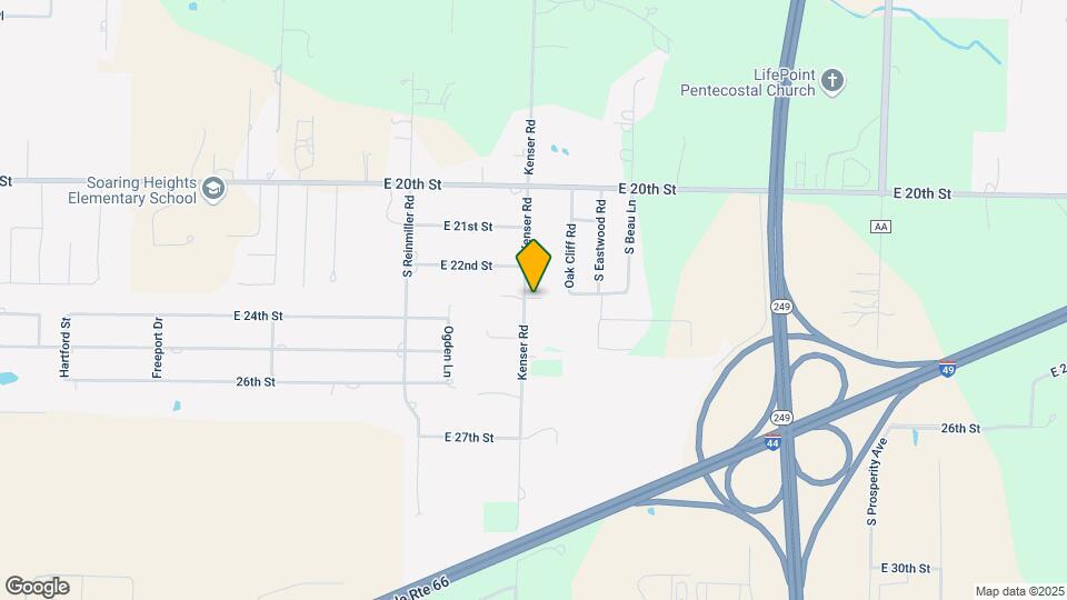 2305 S Kenser Rd, Unit B Map and Location Details