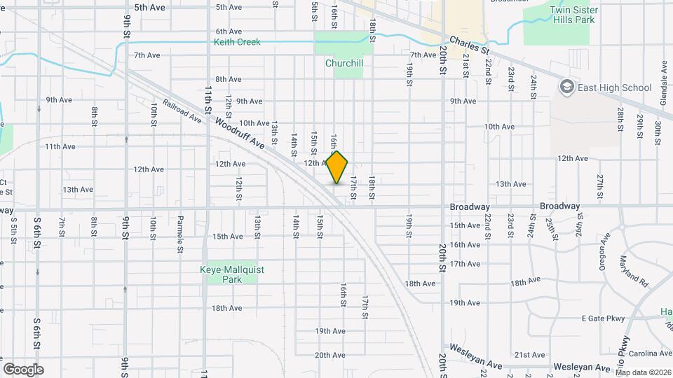 2001 13th Ave Map and Location Details