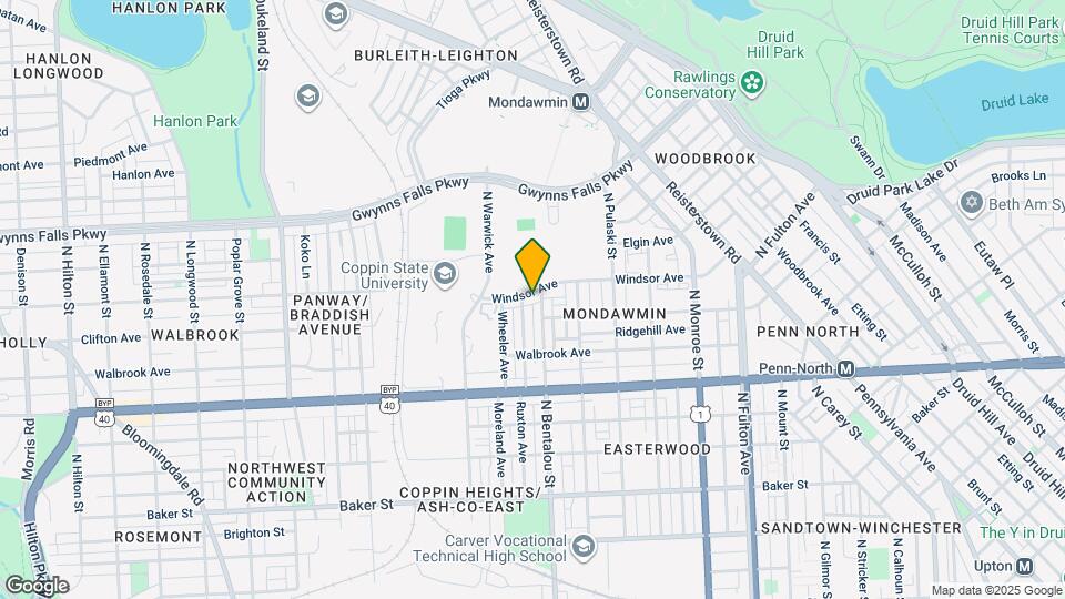 2307 Windsor Ave Map and Location Details