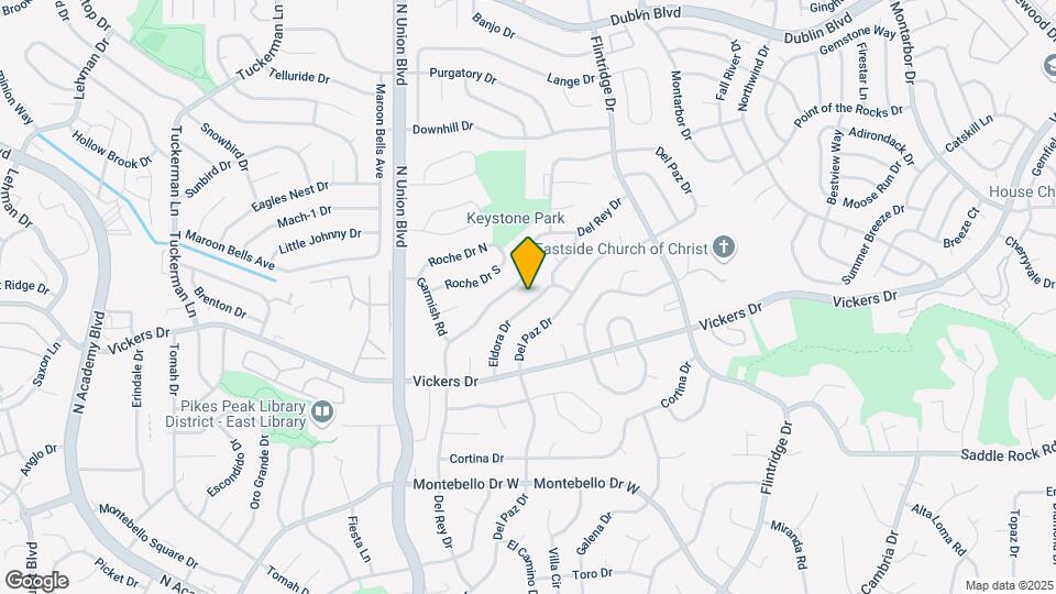 5860 Eldora Dr Map and Location Details